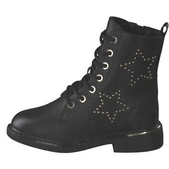 Claudia Ghizzani Schnür Boots in schwarz