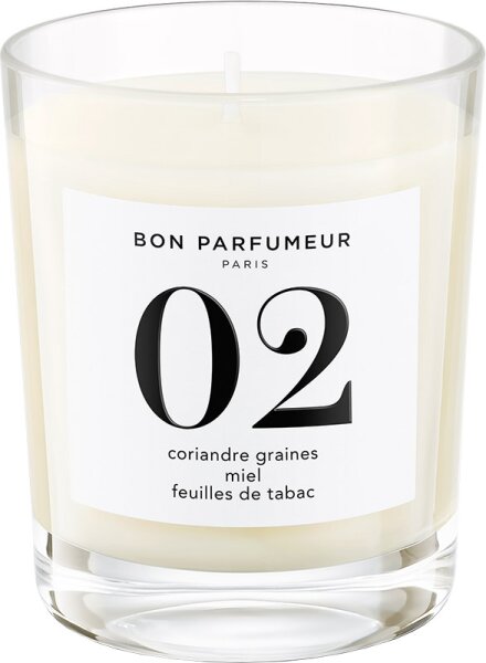 BON PARFUMEUR Home Line Candle 02 Seed Of Coriander, Honey, Tobacco Leaf Duftkerze
