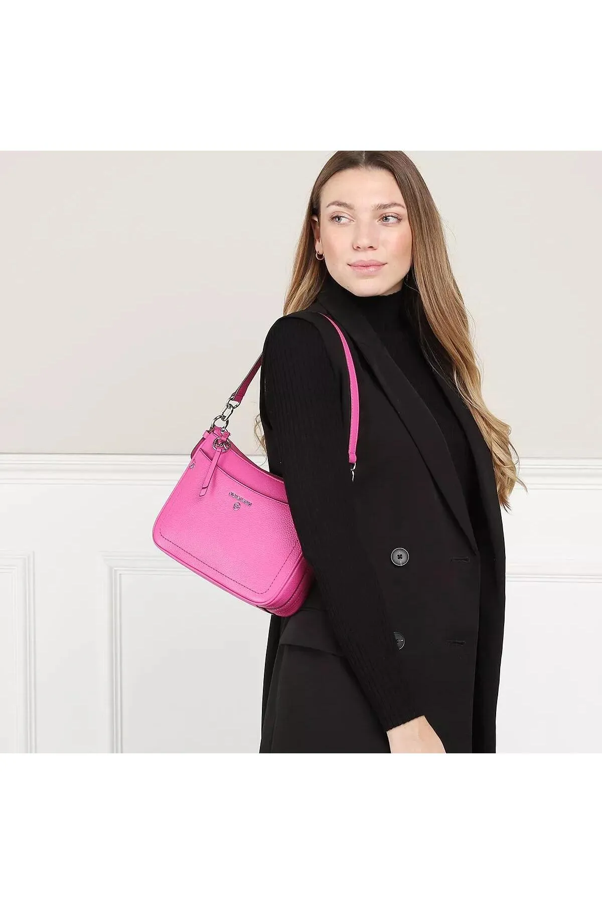 Michael Kors  Jet Set Charm Medium Pochette XBody mit Reißverschluss oben, Kirschrot