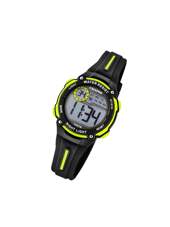 Calypso Digital-Armbanduhr Calypso Digital schwarz mittel (ca. 33mm) günstig kaufen onesize