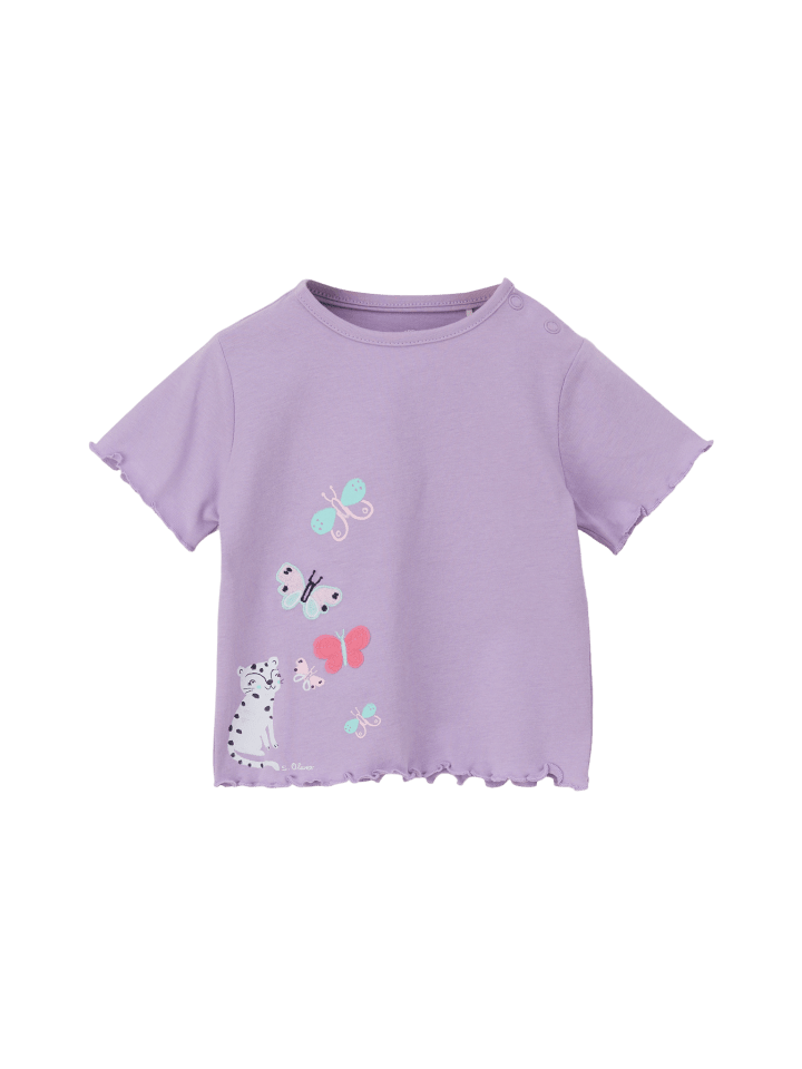 s.Oliver T-Shirt kurzarm in Lila günstig kaufen 62