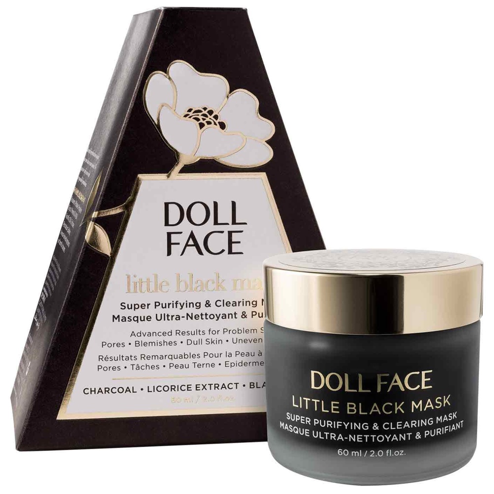 doll face Little Black Mask Face Mask