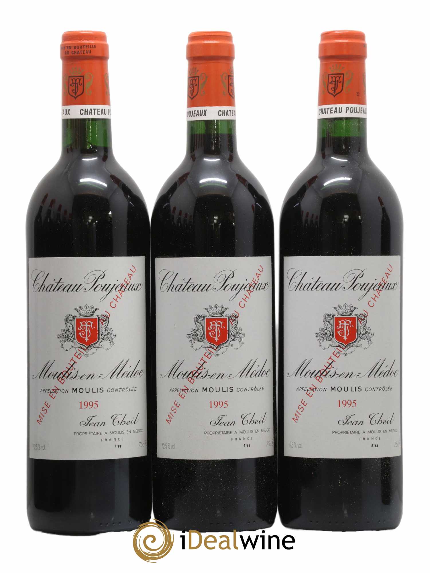 Château Poujeaux  1995 - Lot de 12 Bouteilles