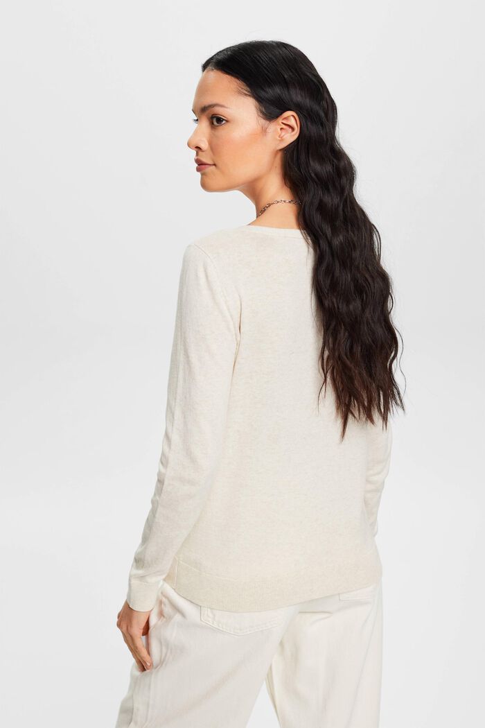 Strickpullover mit V-Ausschnitt