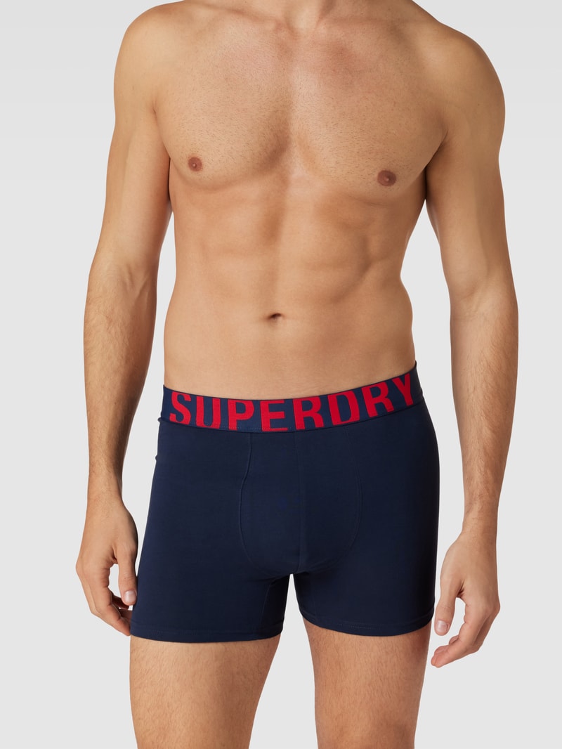 Boxershorts mit elastischem Logo-Bund 2er-Pack in rot
