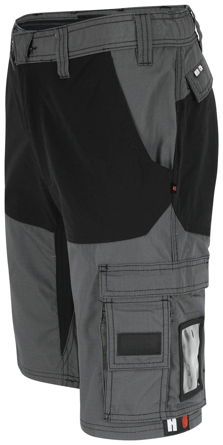Herock Arbeitshose HESPAR BERMUDAS Komfortabel, 4-Wege-Stretch, Multi-Pocket (1) mit Hammerschlaufe