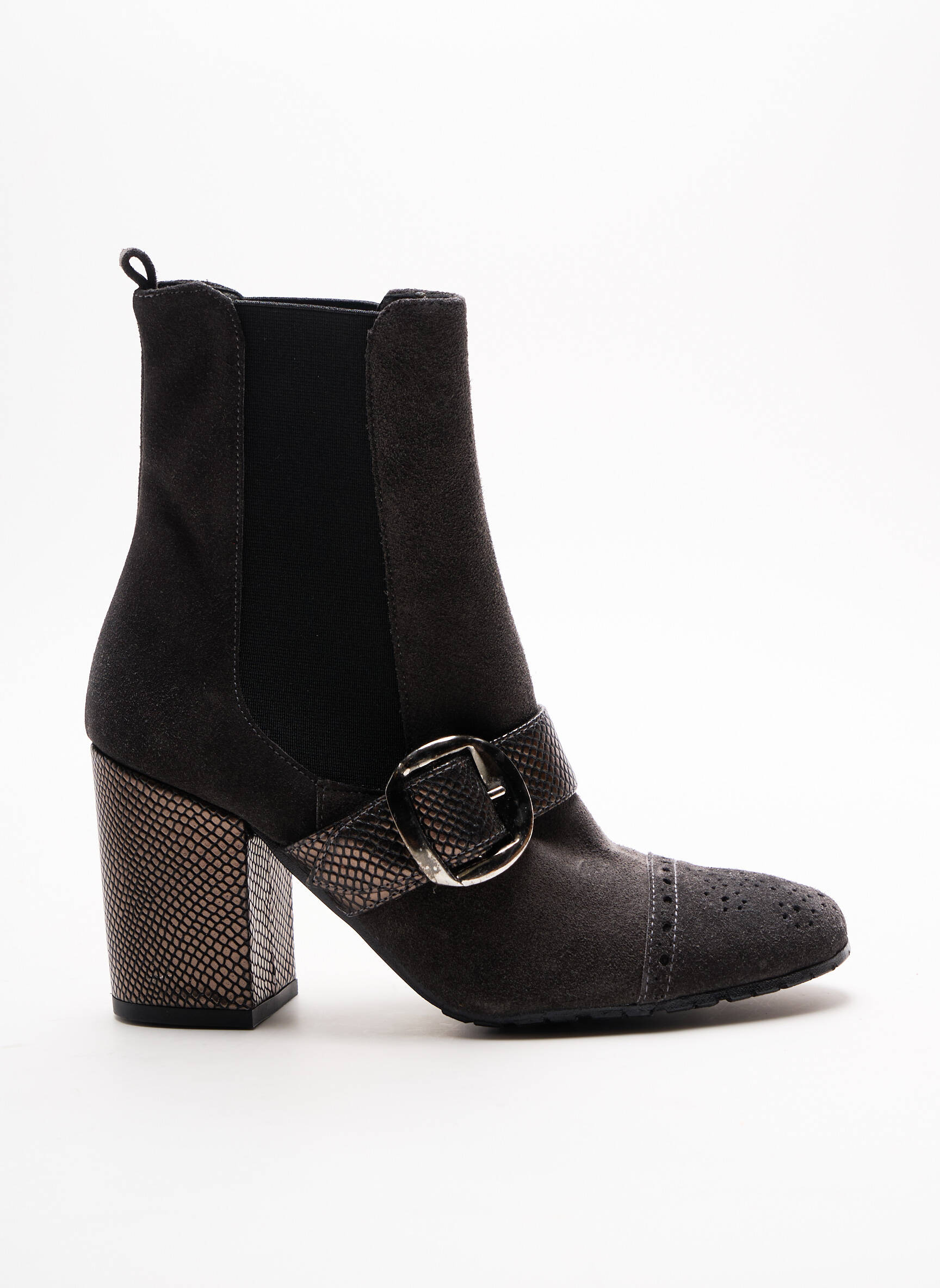 Rebeca Sanver Bottines Femme couleur gris