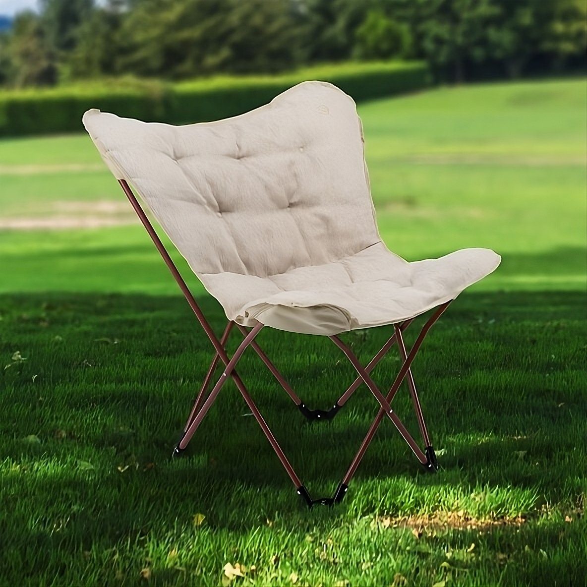 boho living® Campingstuhl Butterfly, Waschbar bei 30°C