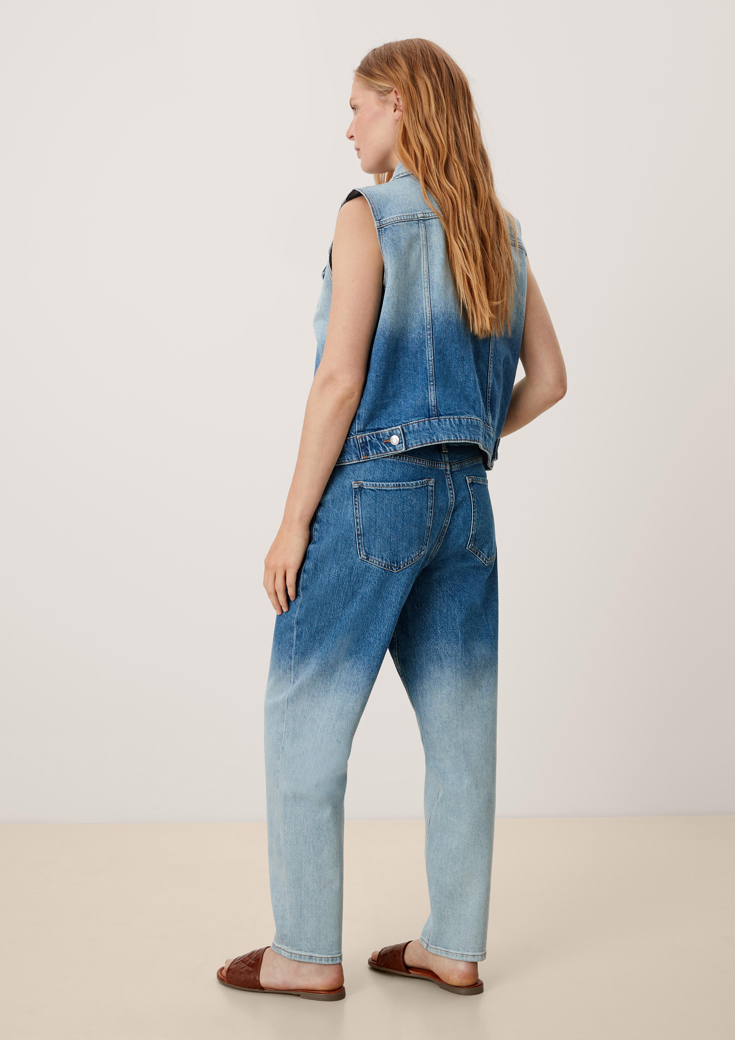 Cropped-Jeans / Regular Fit / Mid Rise / Straight Leg  2115878-54Z4