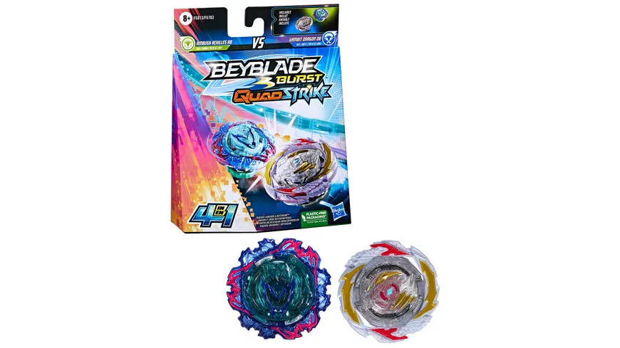 Hasbro - Beyblade Burst QuadStrike Doppelpack, 1 Stück, sortiert
