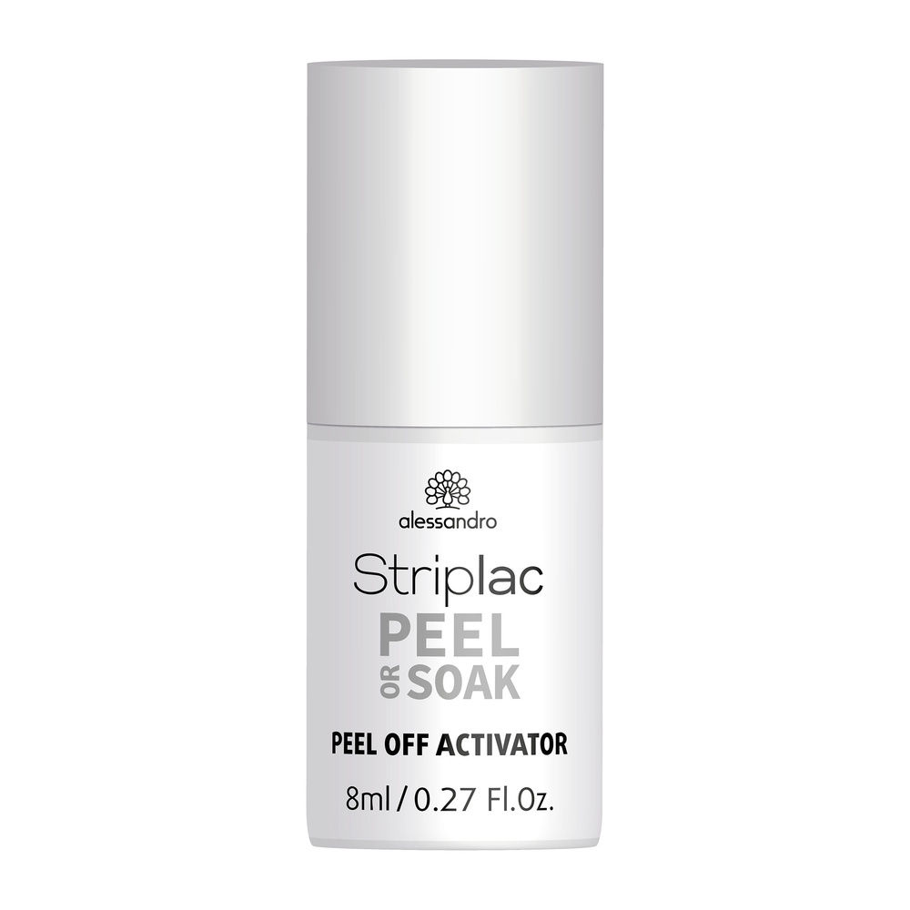 alessandro Striplac Peel or Soak activateur Peel Off 8 ml Activateur de retrait des vernis Striplac en systéme Peel-Off