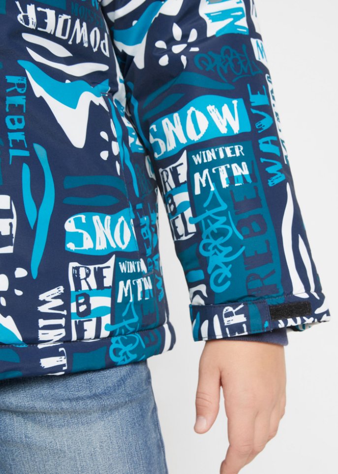 Jungen Skijacke, bunt