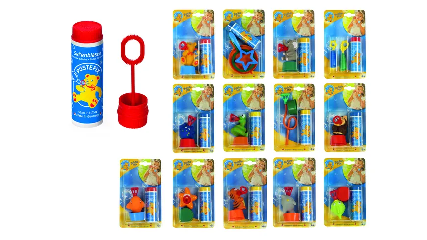 Pustefix - Bubble-Mix, 1 Stück, sortiert 42 ml
