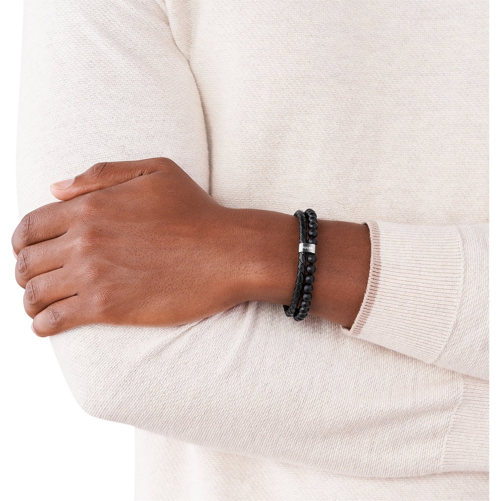 Fossil Bracelet Acier inoxydable, Pierre Bracelet