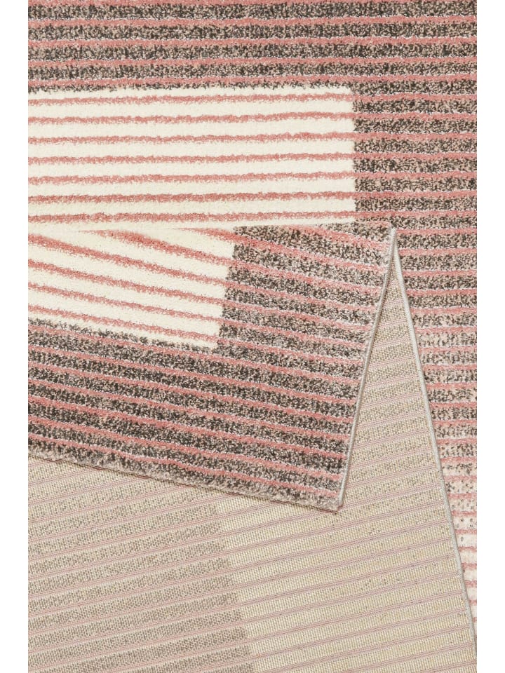 Wecon Home Kurzflorteppich Velvet Flow in rosa günstig kaufen