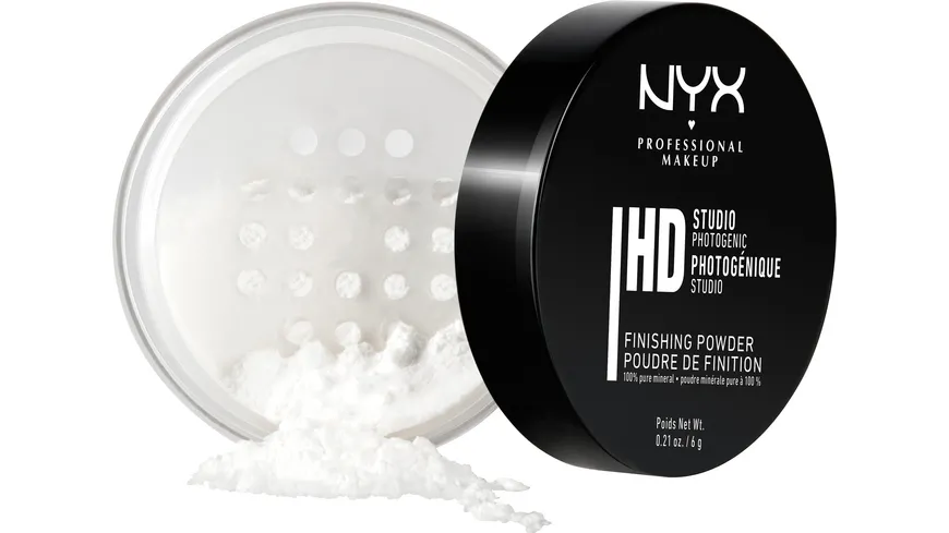NYX PROFESSIONAL Make Up HD Studio Photogenic Finishing Powder 6 g transparent