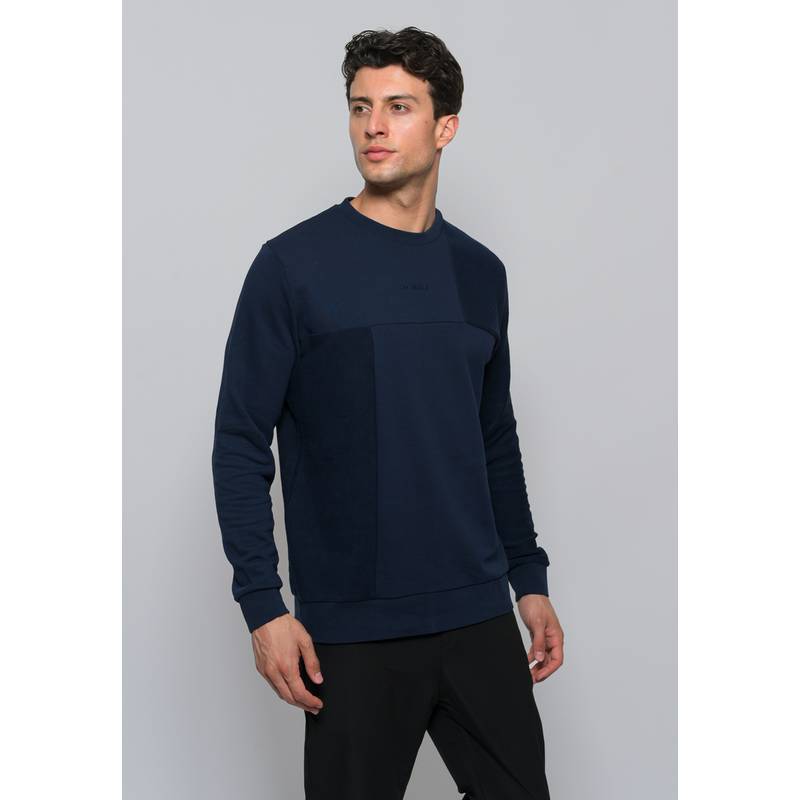 SOMWR ENGRAFT Rundhalspullover Herren