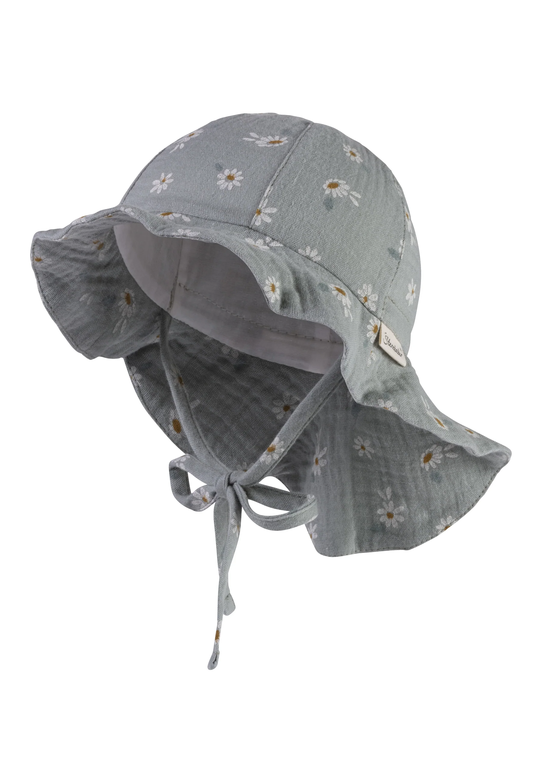 Sonnenhut bedruckt mit Gänseblümchen