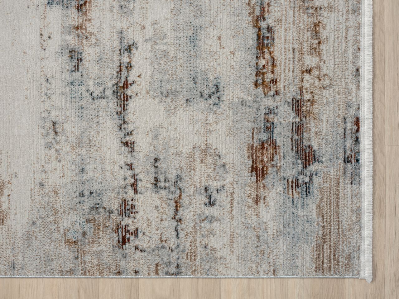 MyFlair Teppich Margot, 200cm x 290cm, Farbe Hellgrau, rechteckig, Florhöhe 8mm
