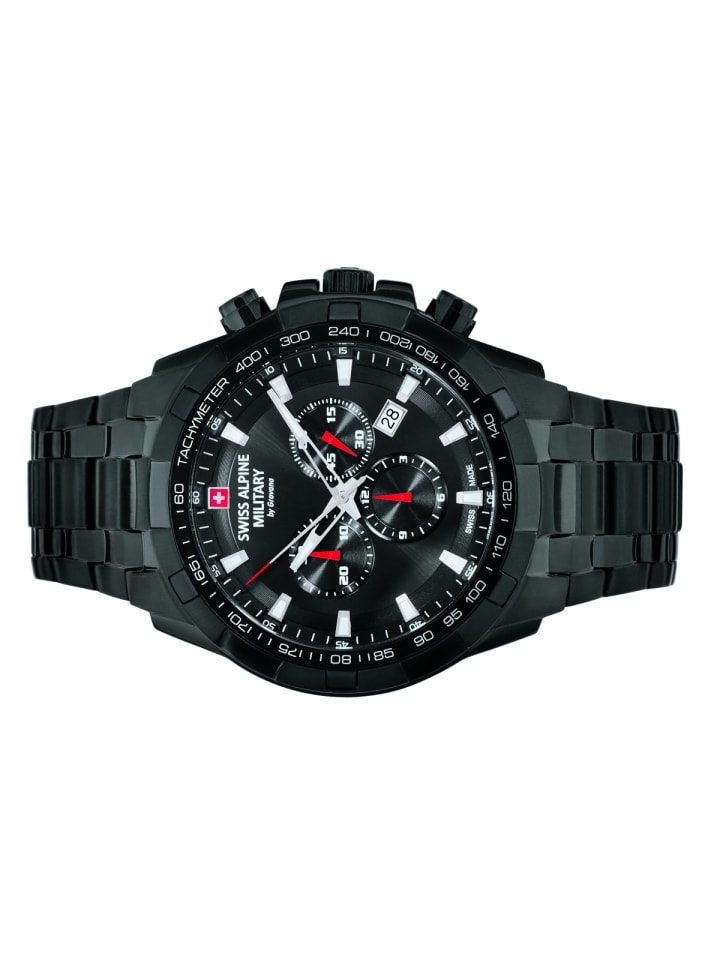 Swiss Military Quarzuhr 7043.9177SAM in schwarz günstig kaufen onesize