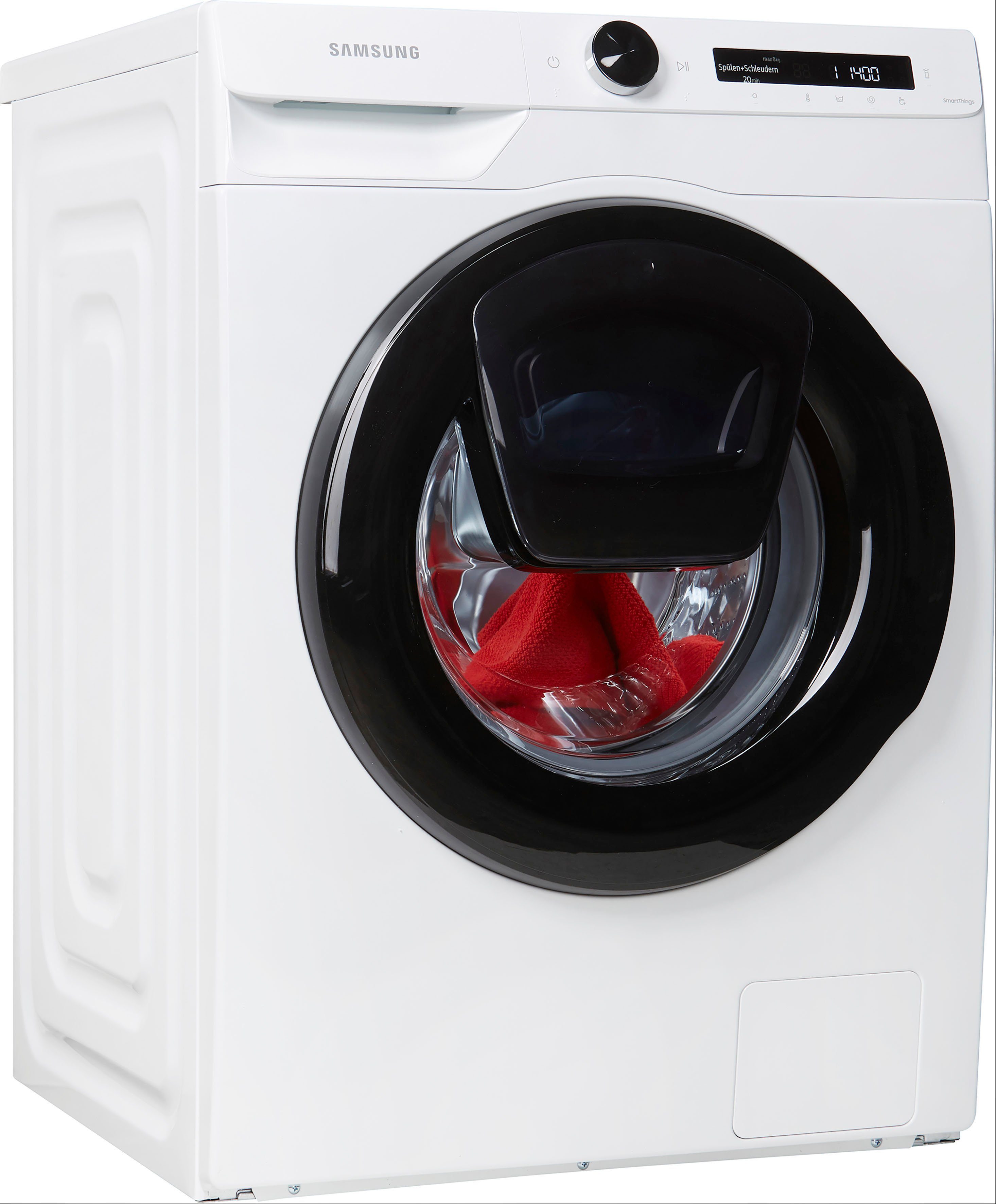 Samsung Waschmaschine WW5500T WW81T554AAW, 8 kg, 1400 U/min, AddWash™