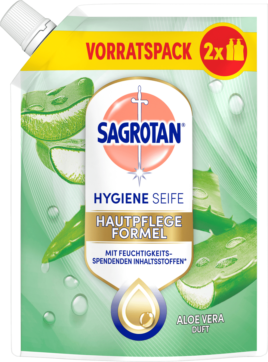 Flüssigseife sanft zur Haut Aloe Vera  Nachfüllpack, 500 ml