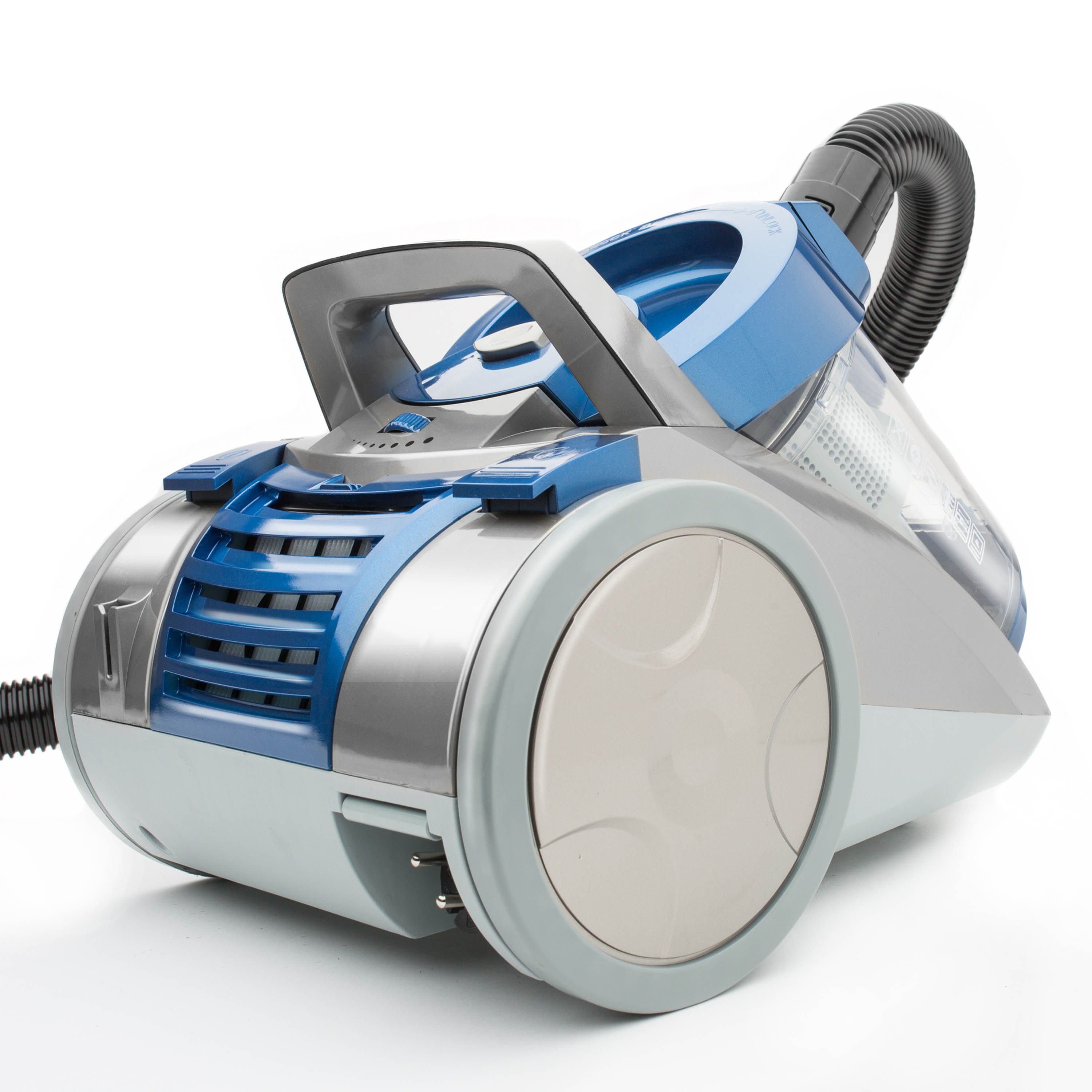 TurboTronic by Z-Line Bodenstaubsauger TurboTronic Multi Zyklon, 900 W, Beutellos, - CV04 Blau Staubsauger leistungsstarker Bodenstaubsauger 22kPa Saugkraft 900W ohne Beutel Trockensauger Parkett Tierhaare beutellos