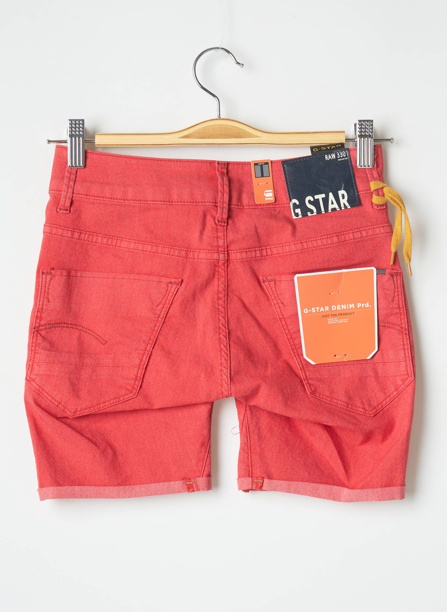 G Star Shorts 1 Femme couleur rouge
