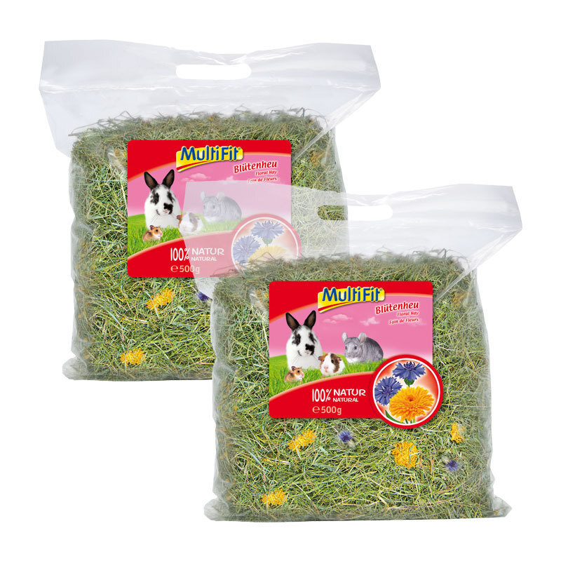 MultiFit Futter & Heu MultiFit Blütenheu 2x500g