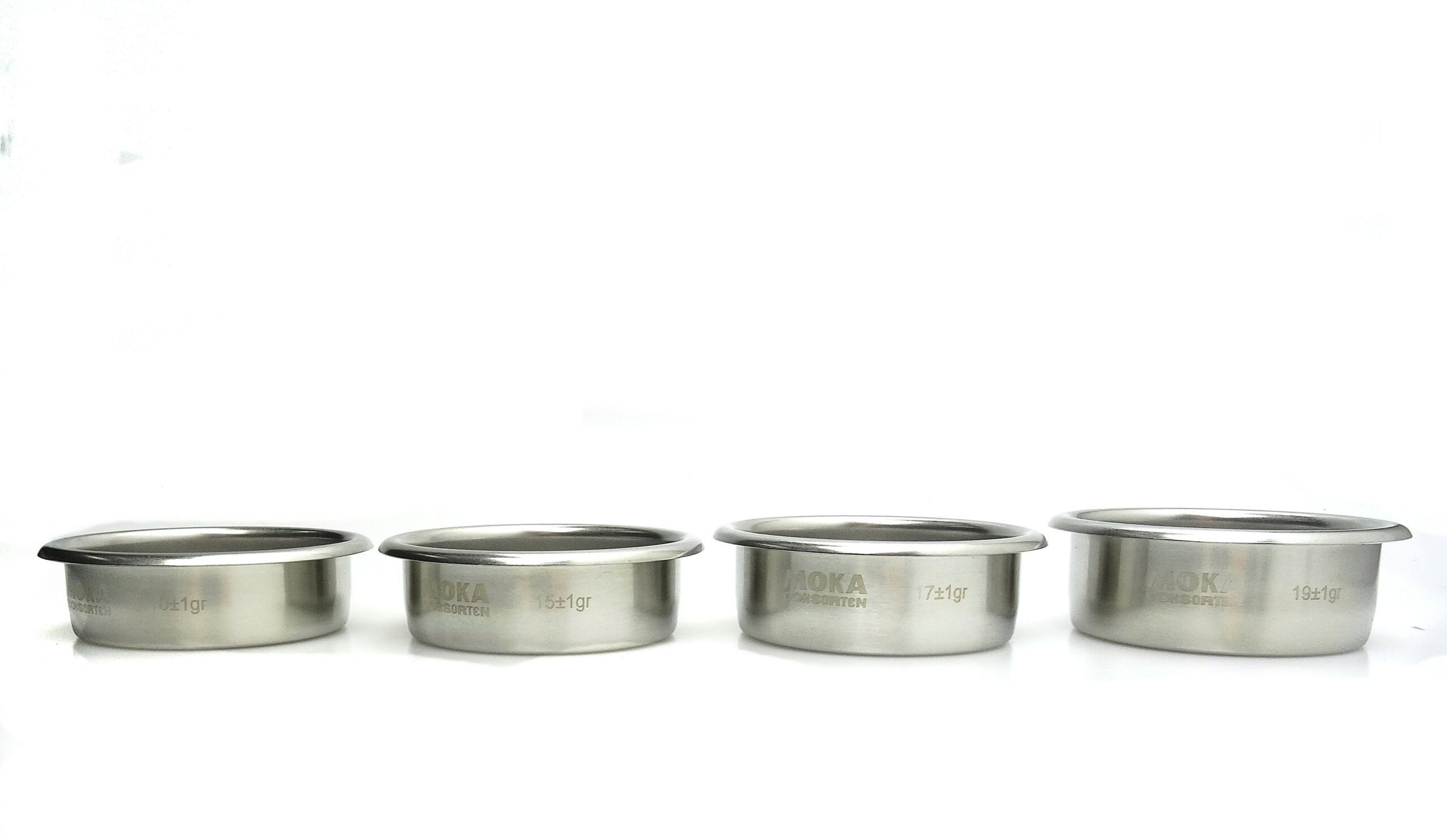 Moka Consorten Espressomaschine Moka777, Präzisions-Sieb, E61, ridgeless, 15±1 gr