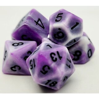 Würfelset Antique: Ancient Purple Rock (7)