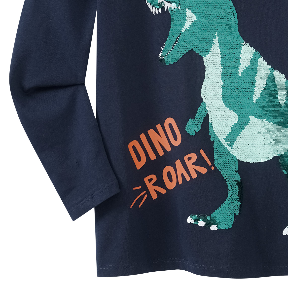 Jungen Langarmshirt mit Wendepailletten
