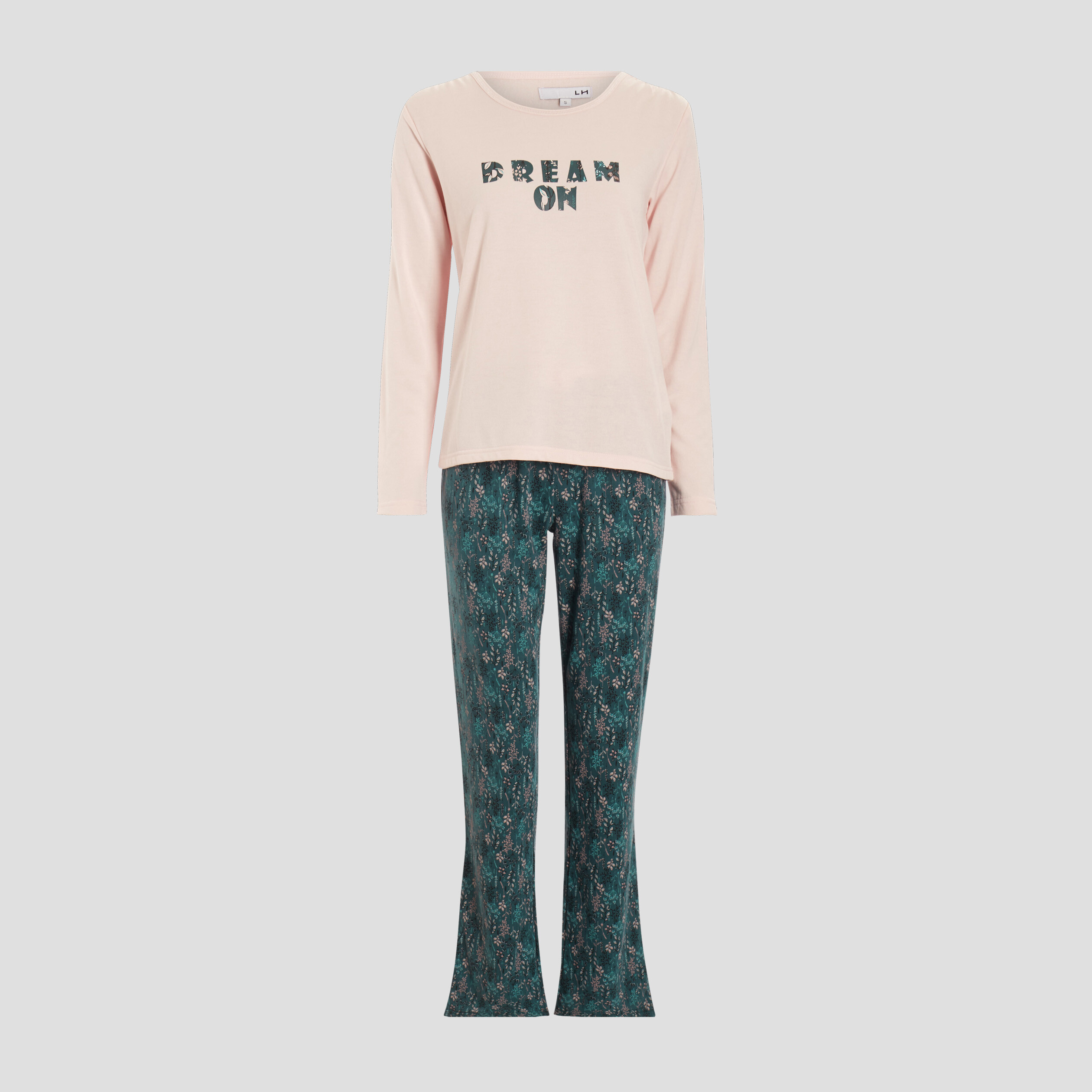 Ensemble pyjama 2 pièces vieux rose femme | La Halle