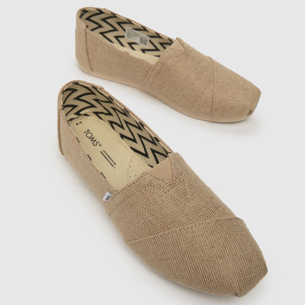 TOMS – Alpargata – Beige platta skor