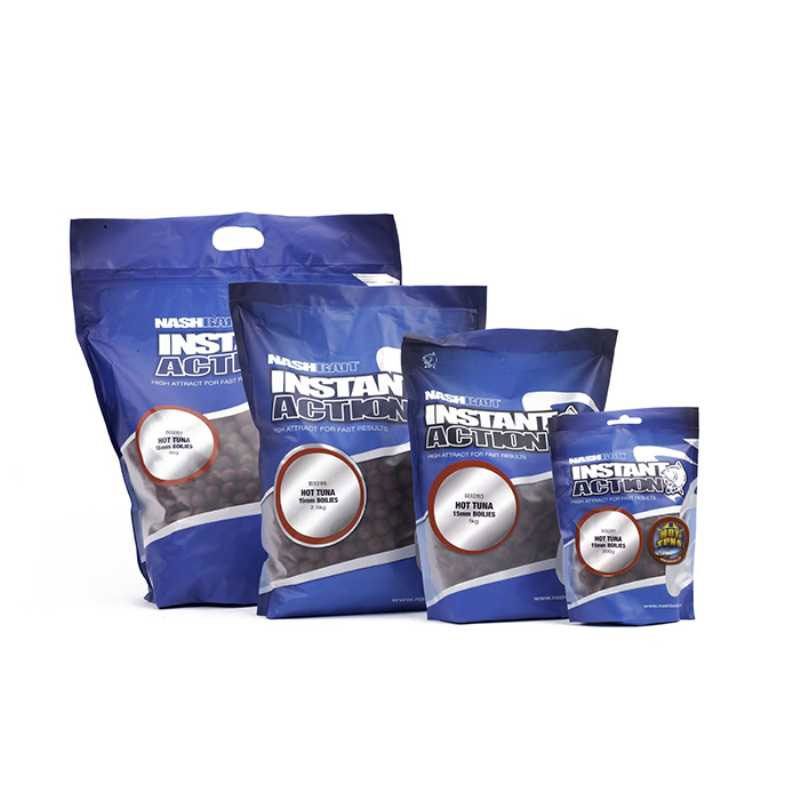 Boilies Nashbait Instant Action Hot Tuna da 20 mm