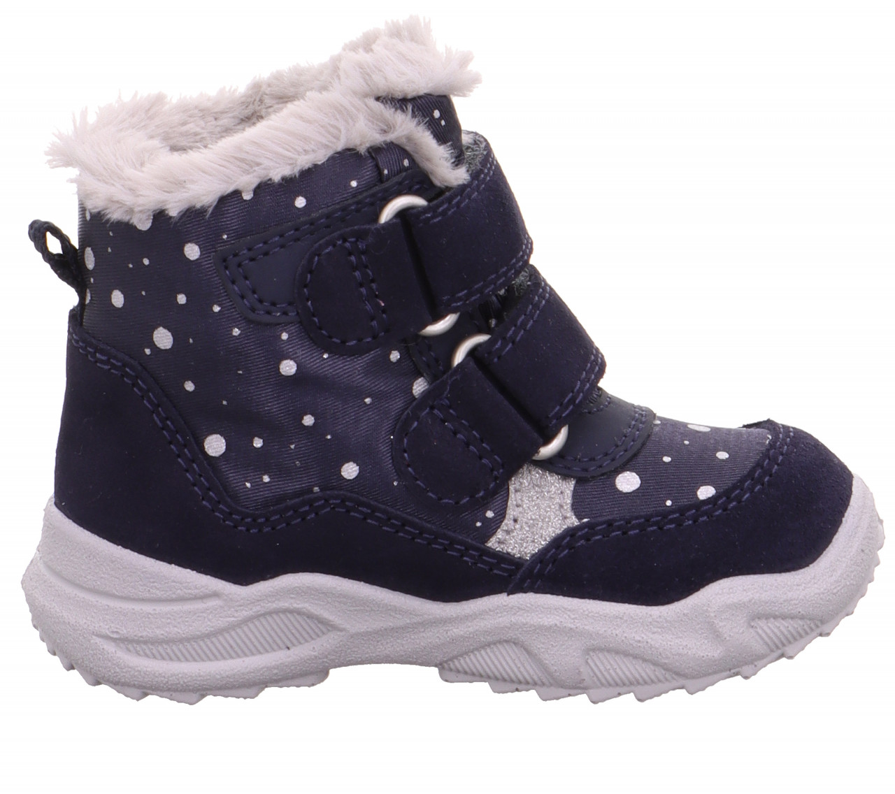 GLACIER - Blau Boots mit Klettverschluss