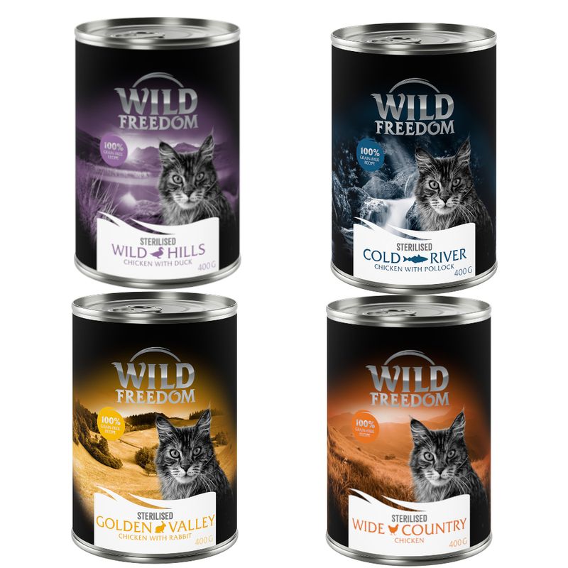 Sparpaket Wild Freedom Adult Sterilised 24 x 400 g