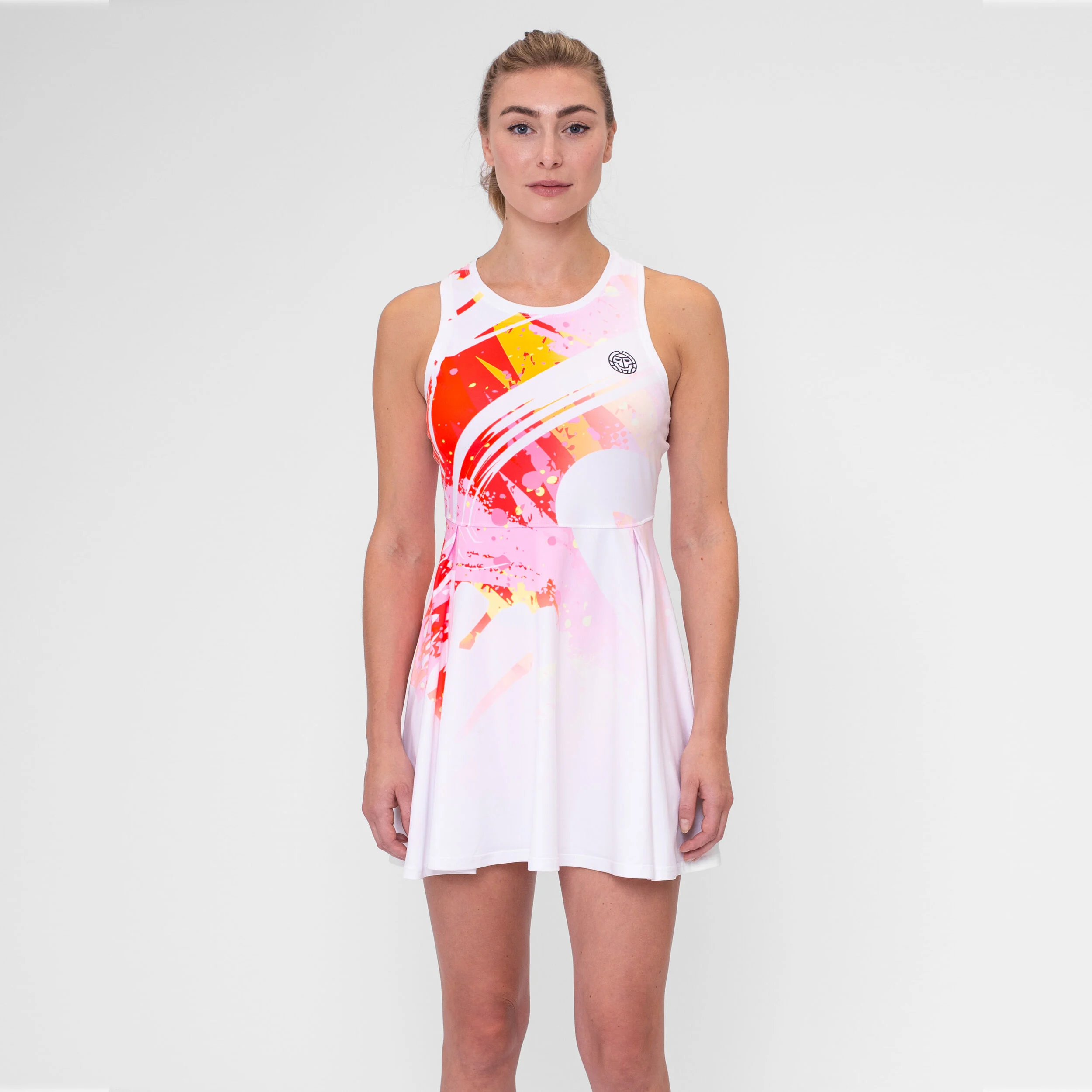 Wild Arts 2in1 Kleid Damen - Weiß, Mehrfarbig