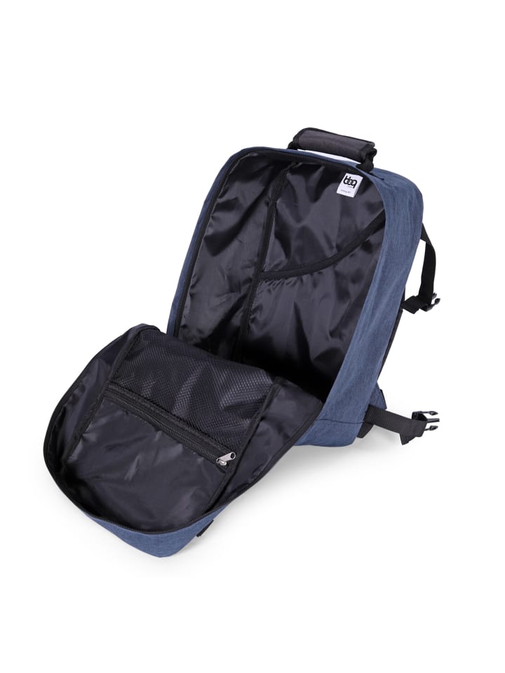Hauptstadtkoffer blnbag M5 Handgepäck-Rucksack Ryanair 40x20x25 Backpack in Darkblue / Darkgrey günstig kaufen S