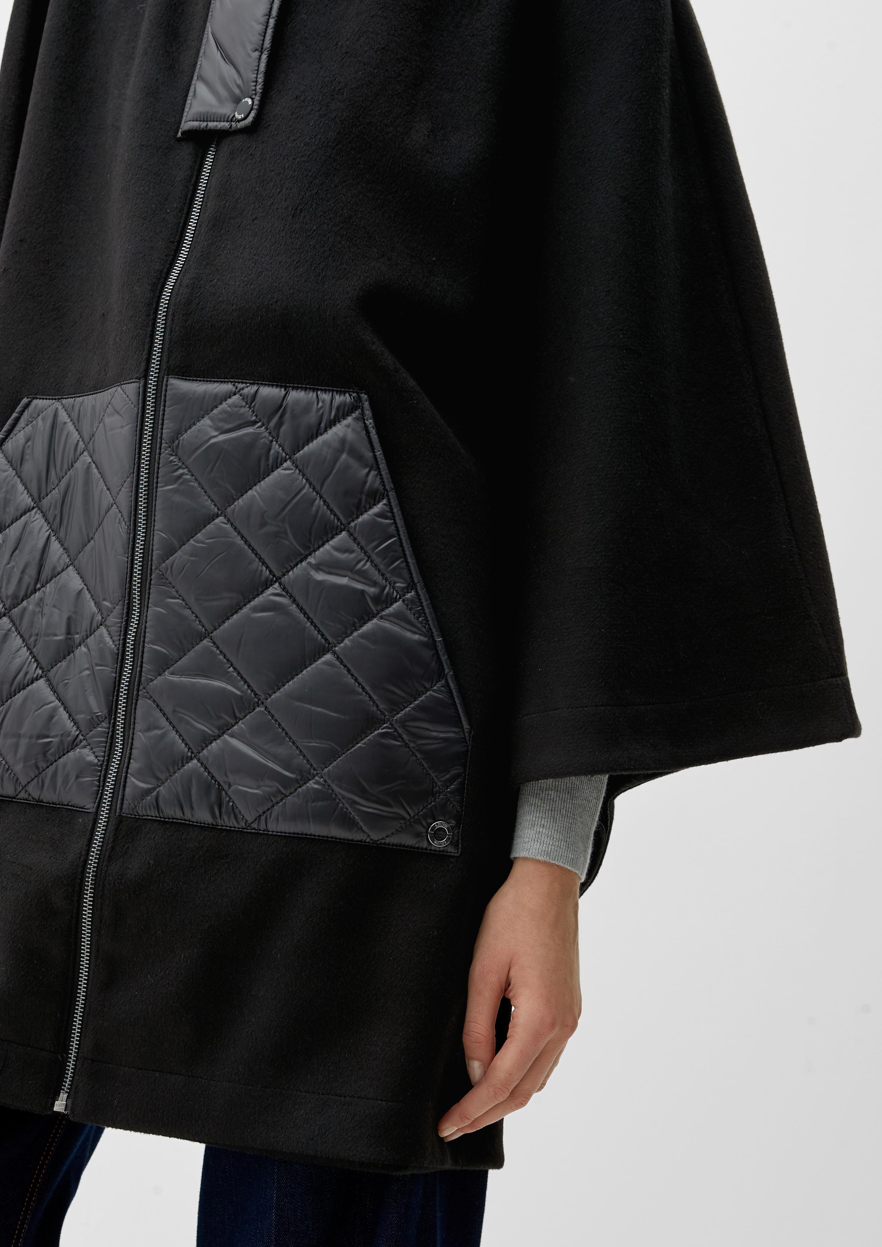 Poncho aus Wollmix  2120943-9999