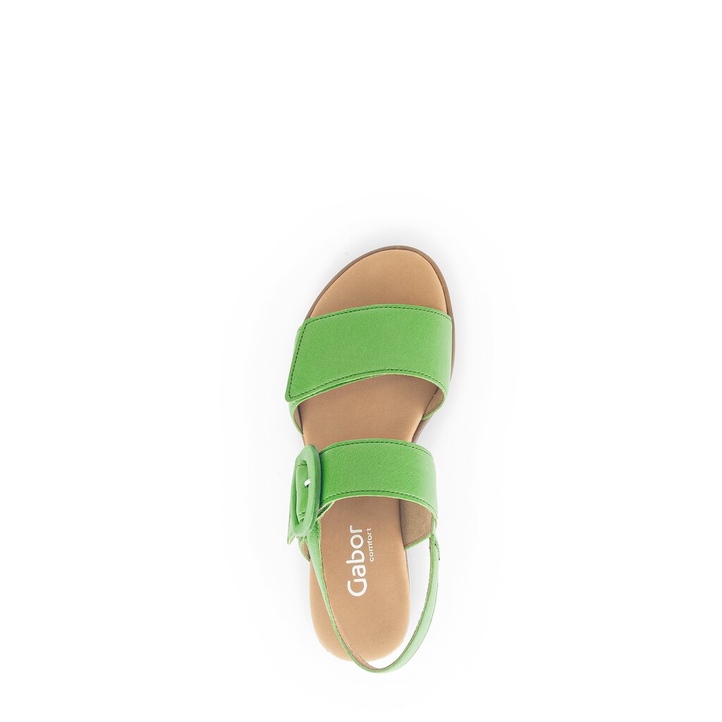 Gabor comfort Keilsandalette grün