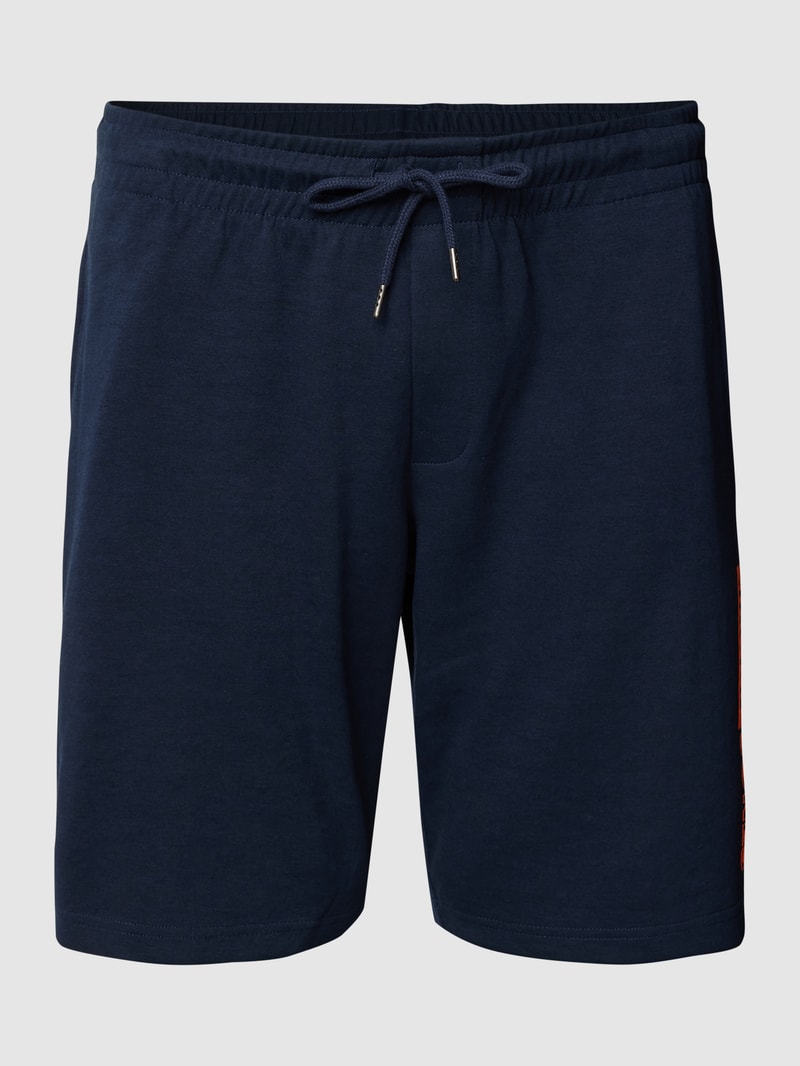 PLUS SIZE Sweatshorts mit Tunnelzug in dunkelblau