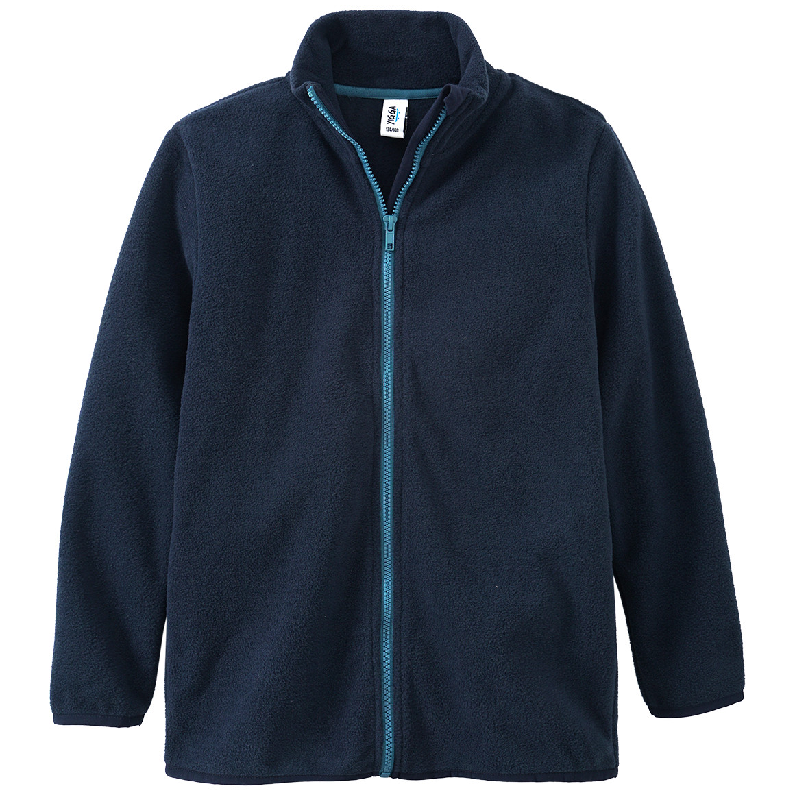 Jungen Fleecejacke mit Stehkragen