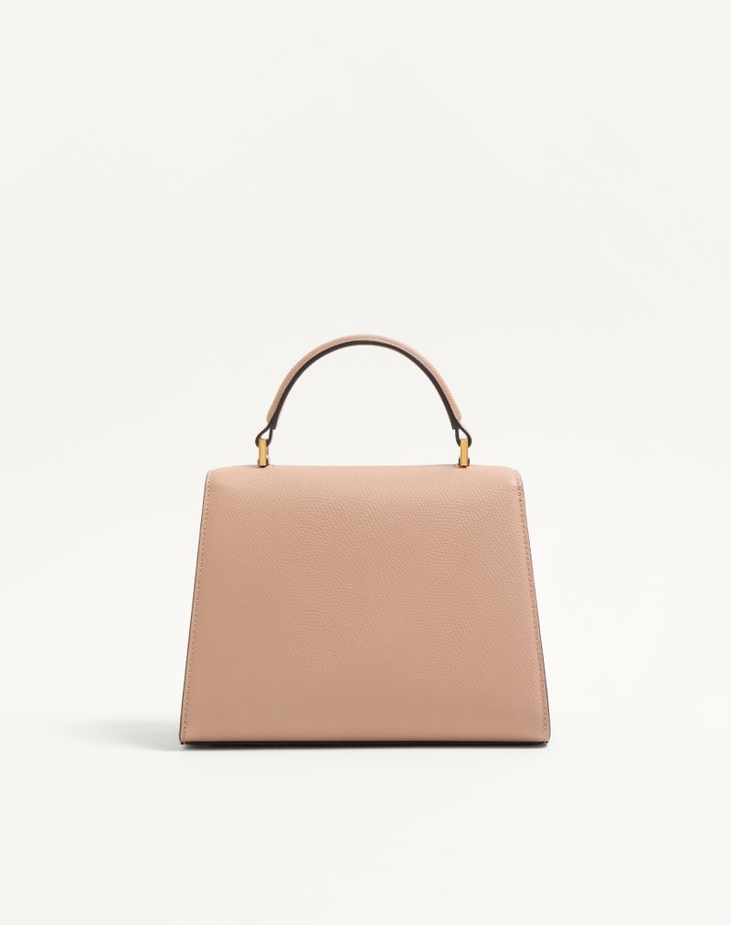 Sac à main Valentino Garavani Vsling petit modèle en cuir de veau grainé avec logo bijou