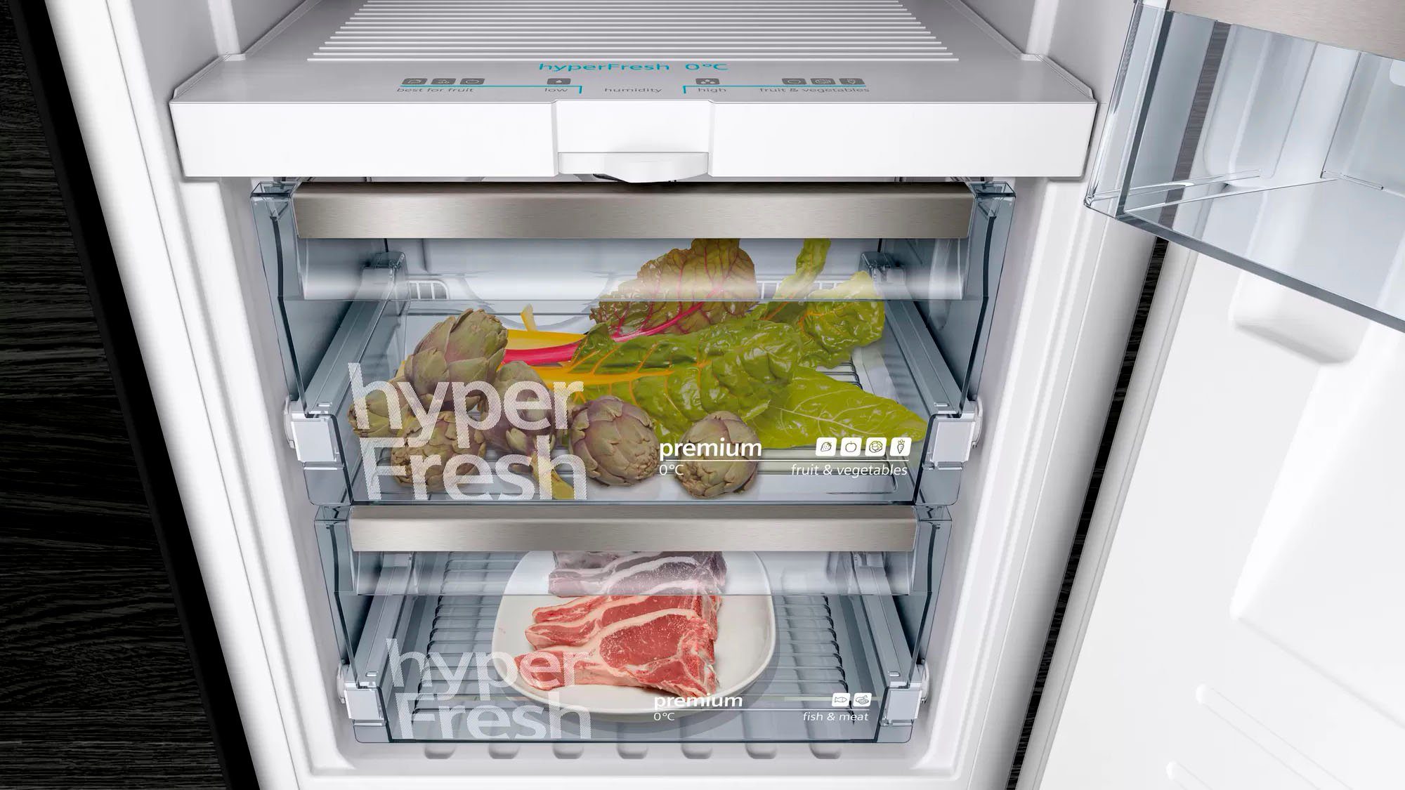 SIEMENS Einbaukühlschrank iQ700 KI41FADE0, 122,1 cm hoch, 55,8 cm breit