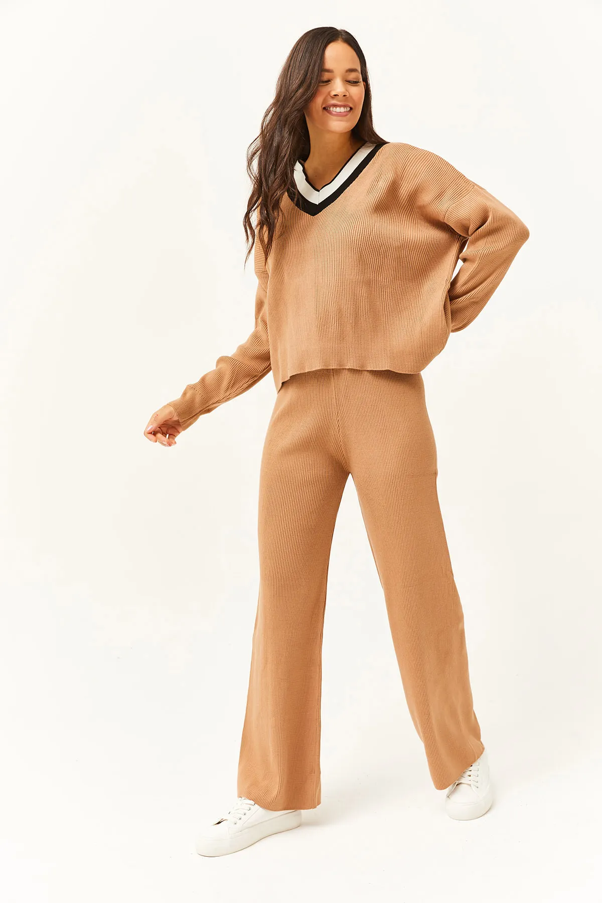 Olalook  Zweiteiler - Braun - Regular Fit