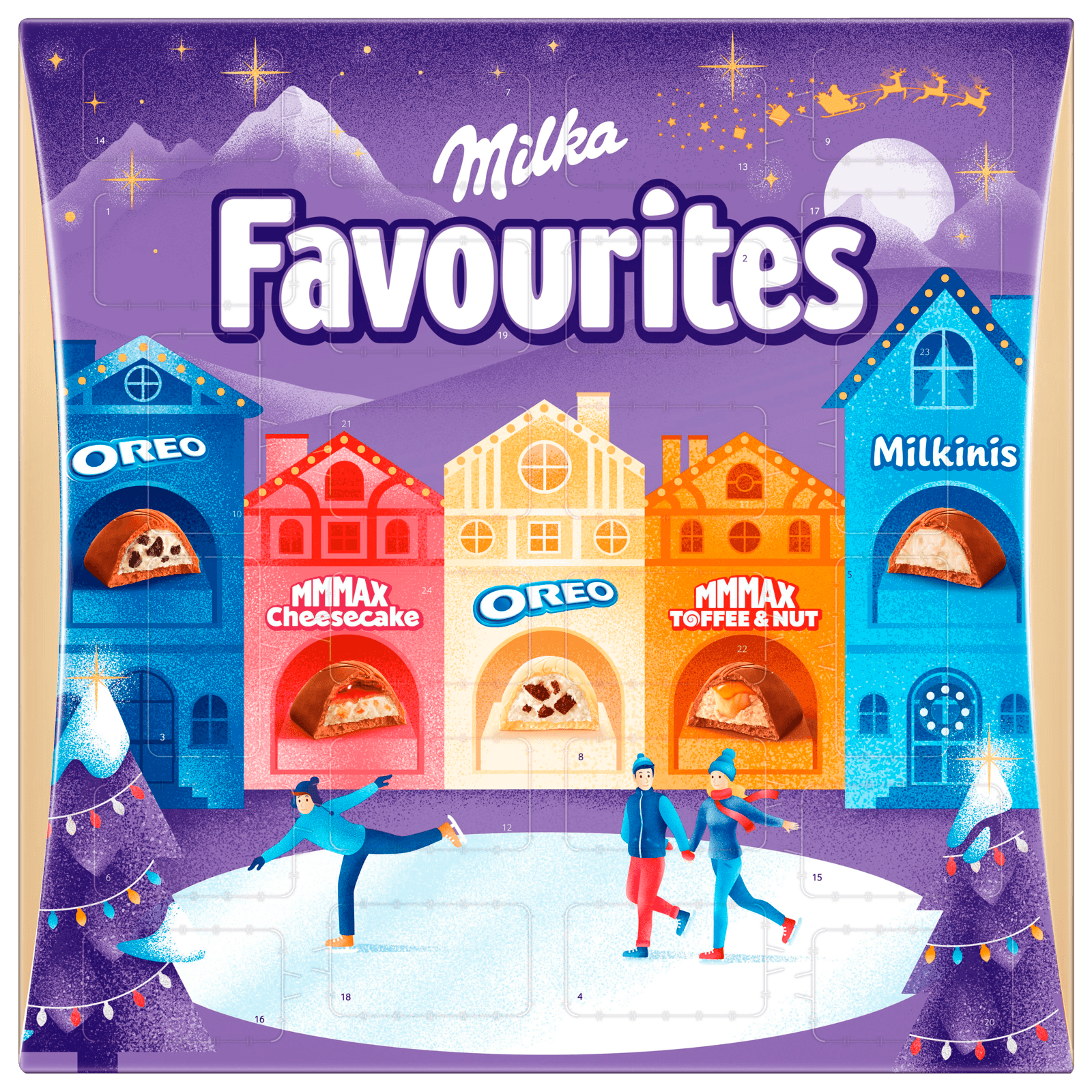 Milka Favourites Adventskalender 206g
