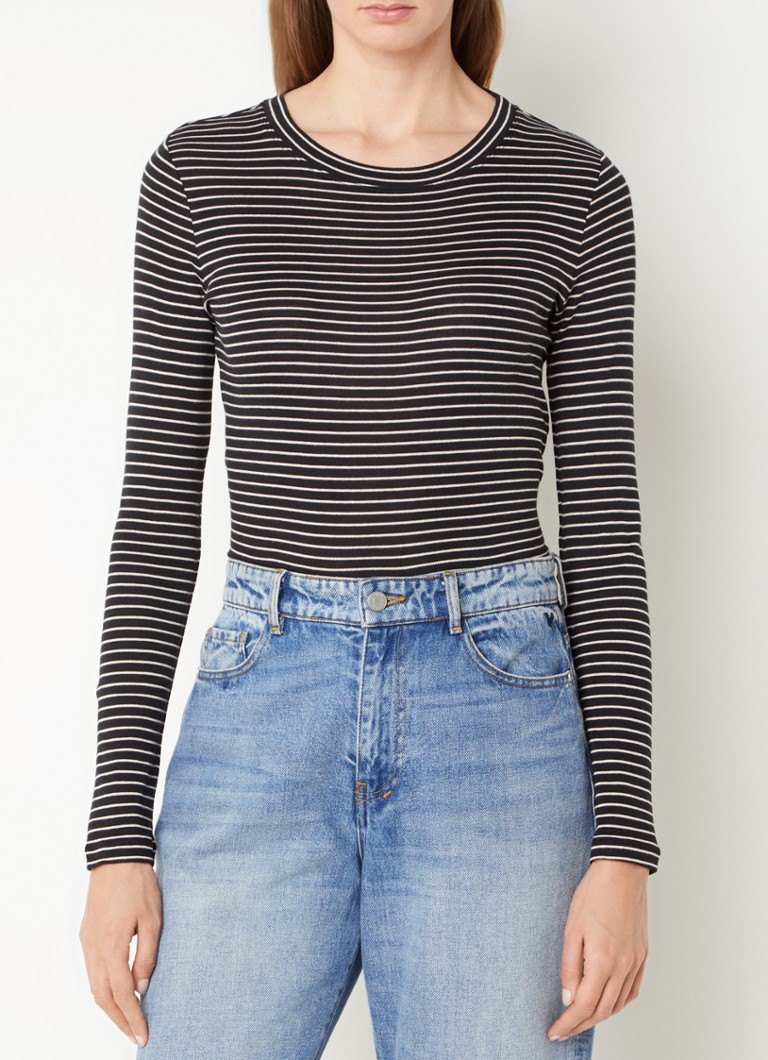 Whistles Longsleeve with stripe print