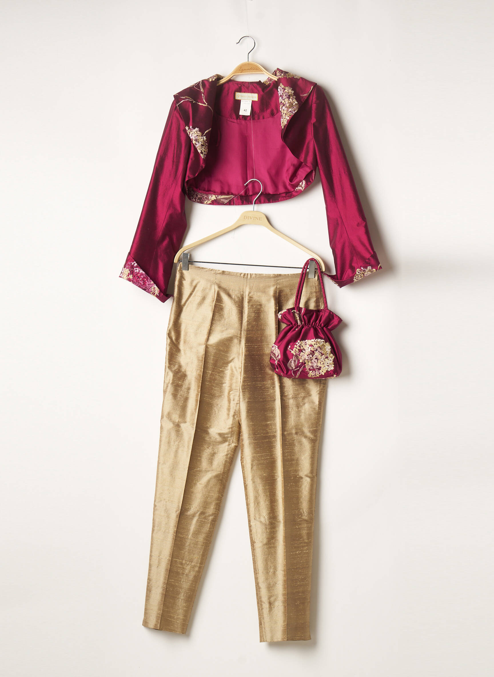 Paule Vasseur Ensembles Pantalon Femme couleur rose