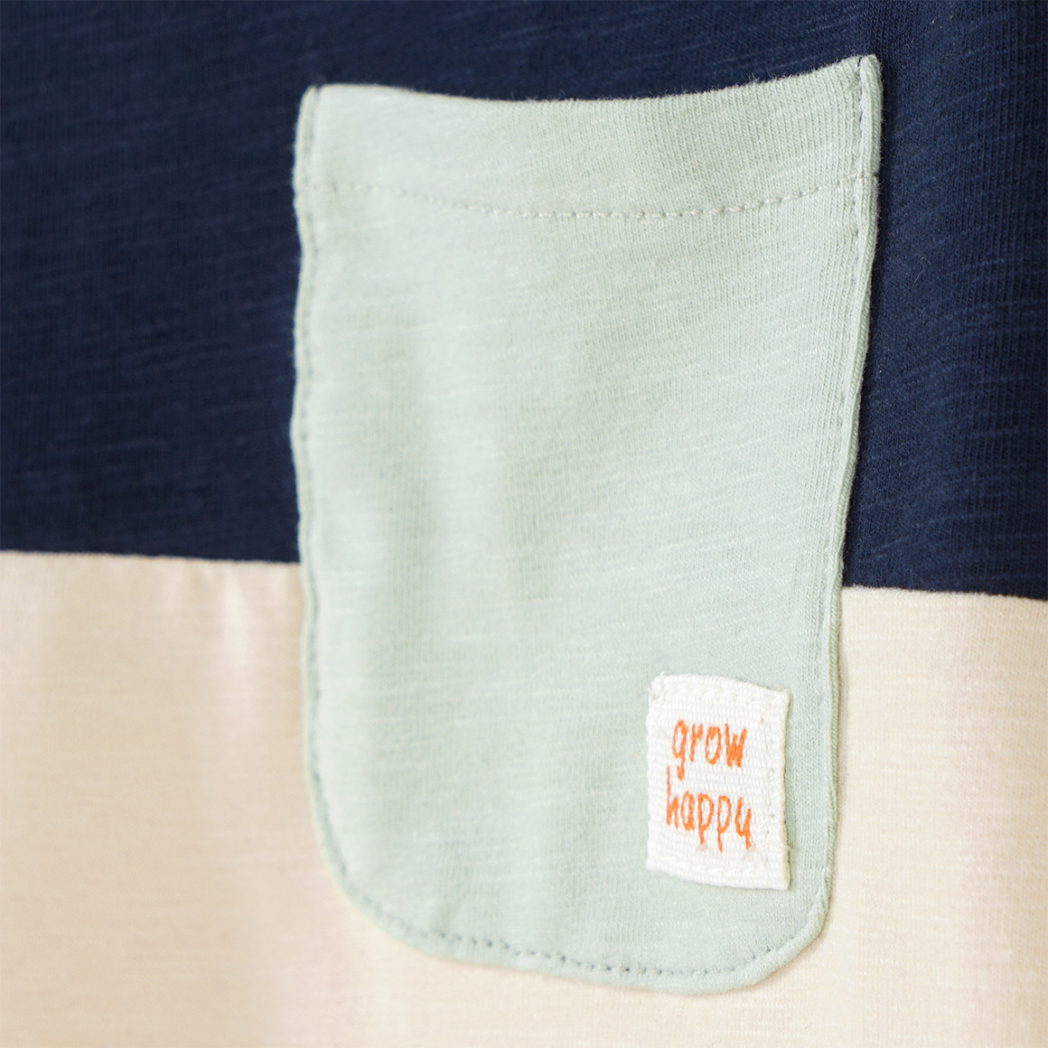 Jungen Langarmshirt mit Farbteilern